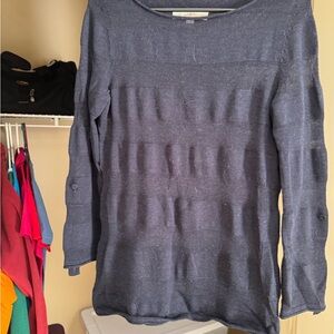 LOFT Dark Blue Crew Neck Sweater